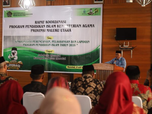 KEPALA MTsN 1 TIDORE HADIRI RAKOR BIDANG PENDIDIKAN ISLAM KANTOR WILAYAH KEMENTERIAN AGAMA PROVINSI MALUKU UTARA